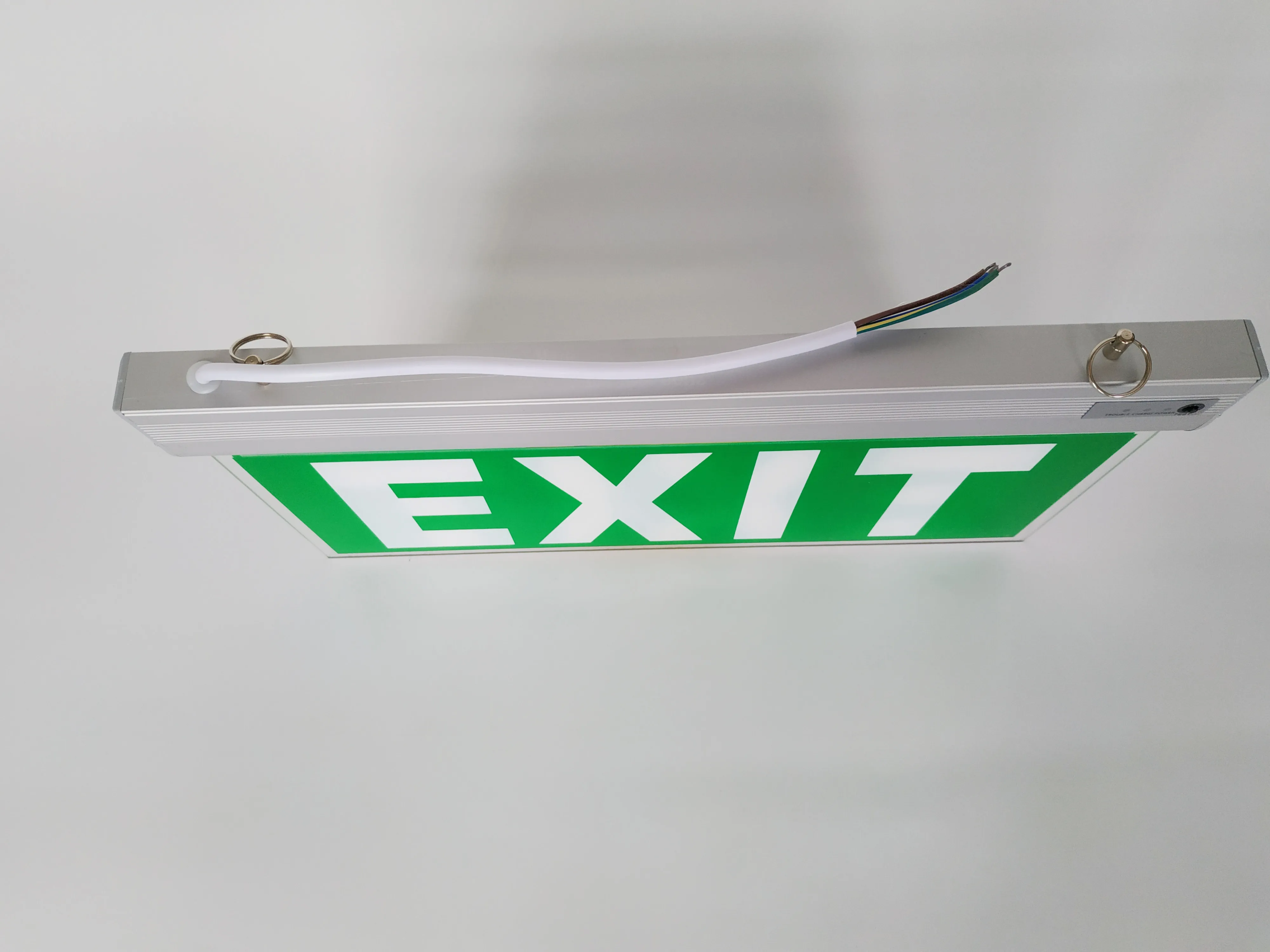 2024 cheap price Ni-cd battery charging exit sign lamp emergency ceiling light 110V