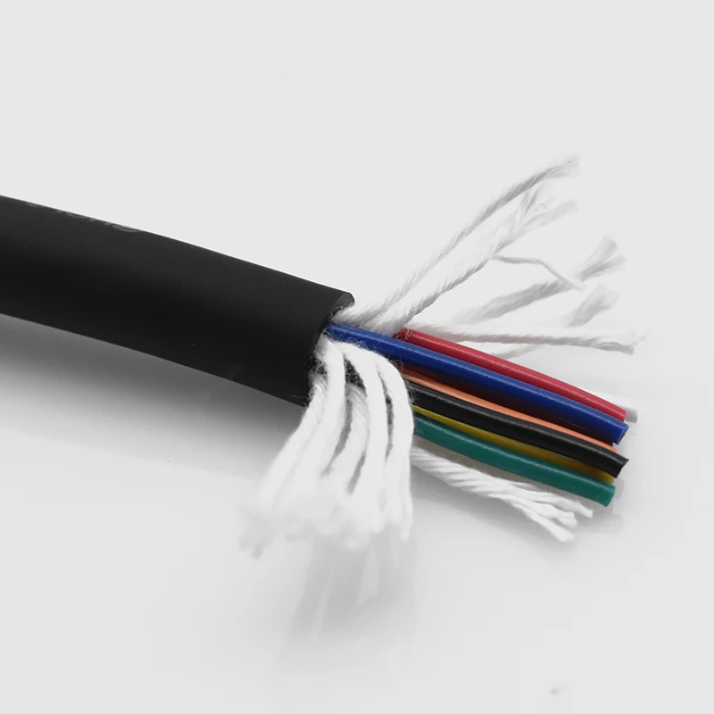 
TRVV 3*2.5MM 3 pin mechanical control trailer cable assembly flexible mining flat trailing cable 