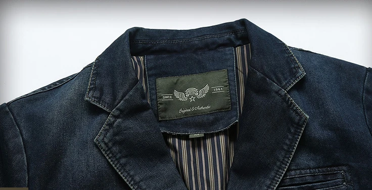 2022 осень на выход больших размеров повседневный костюм Мужская джинсовая куртка блейзер Мужские Блейзер костюмы для мужчин