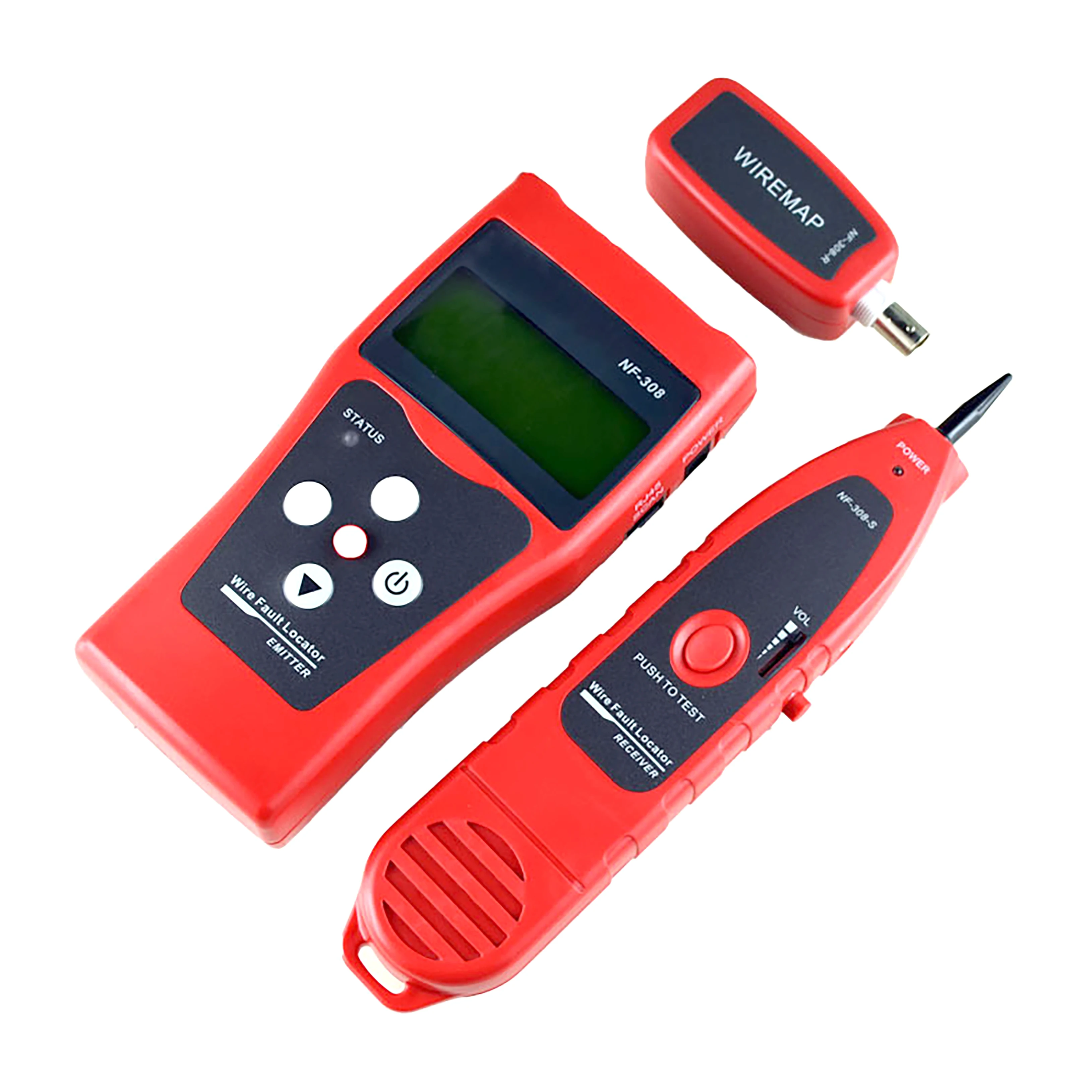 RJ45 RJ11 BNC Wire Fault Locator Network Monitoring Cable Tester