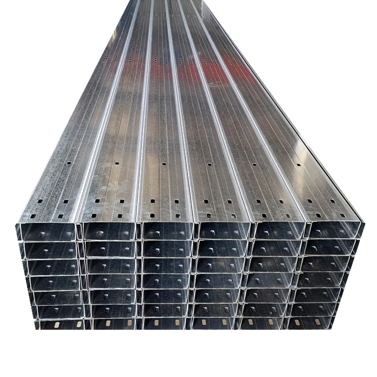 Cold Rolled Astm A36 U Shape And C Shape Low Carbon Steel Channel Mild Cold Formed Galvanized Steel Channel Steel Profile