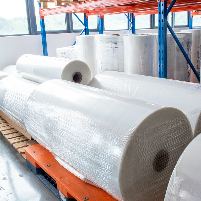 Nylon Pape Film Transparent Plastic Film Industrial Preservation Packaging Large Roll Tray Winding Film