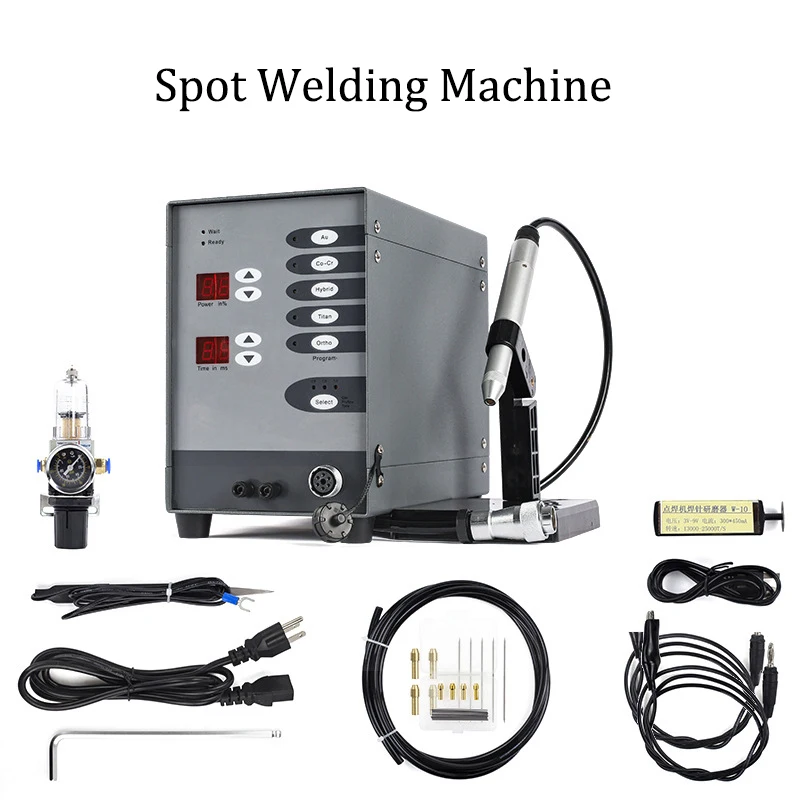 100A  Welding Machine for Jewelry Welder Equipment Handled for Gold Silver Portable Pulse Arc Argon Soldering Spot Weldin