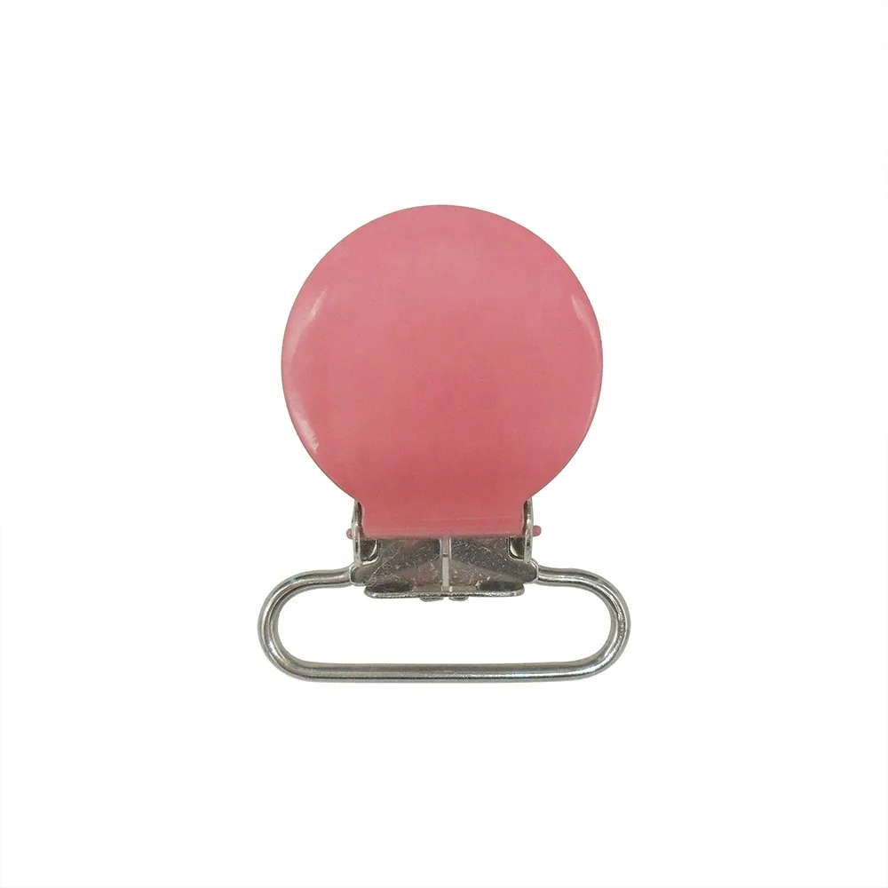 Metal Clip Pacifier Holder Baby Soother Dummy Clip Can Engrave Logo