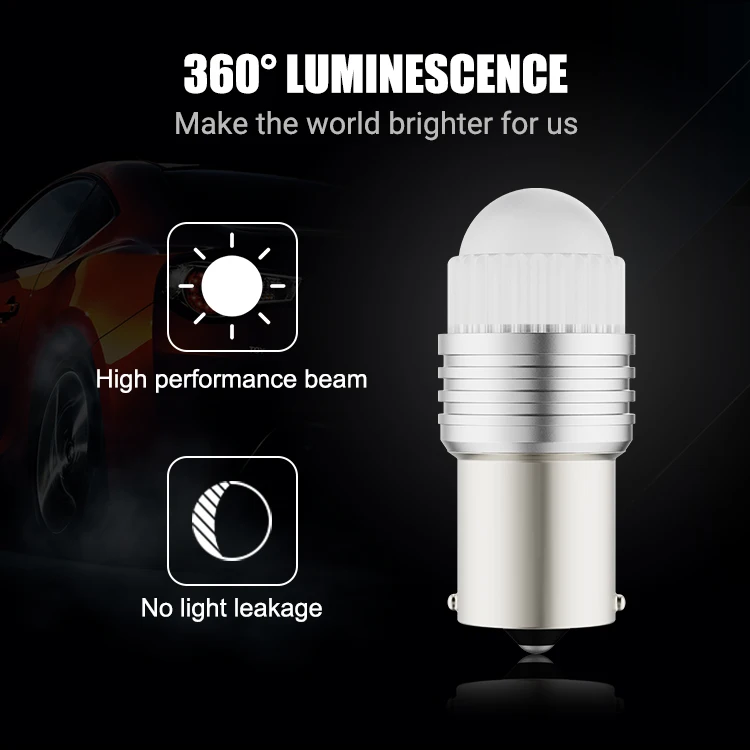 Wholesale Hot-selling 1156 led 1157 2835 9 Smd 3157 Led 7440 7443 Amber Red Para Auto Turn Signal Light Brake Bulbs For Cars