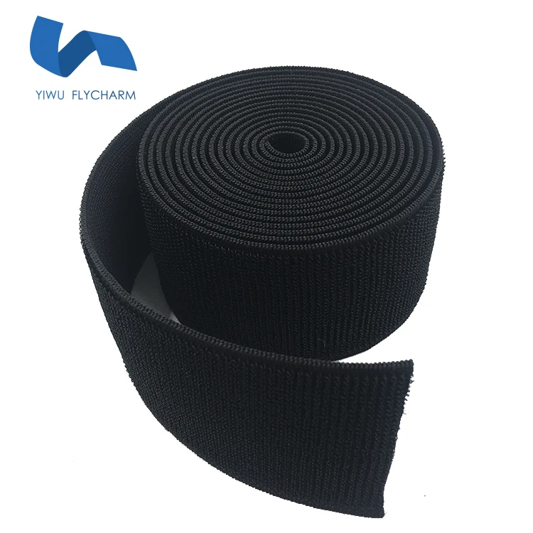 Yiwu factory high quality cheap price  5cm 10cm elastic valcro unnapped loop  tape