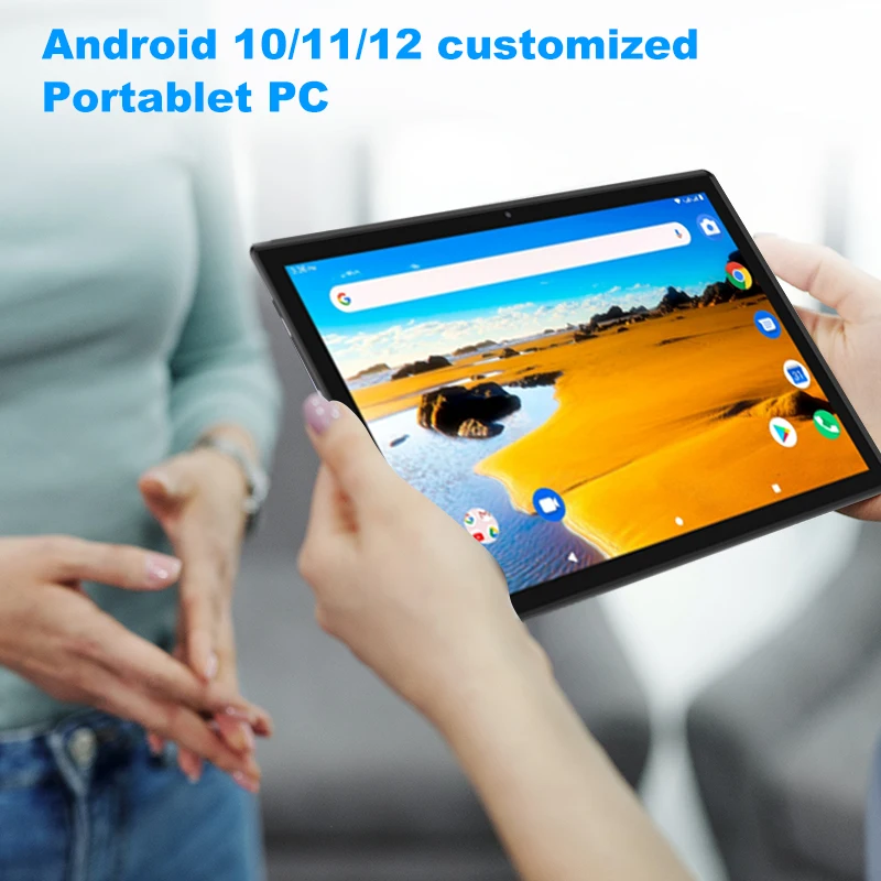 2023New FHD 1920x1080 pixel 10.1 inch TFT LCD panel screen display 4g dual sim calling WiFi Blue-tooth android 12 tablet