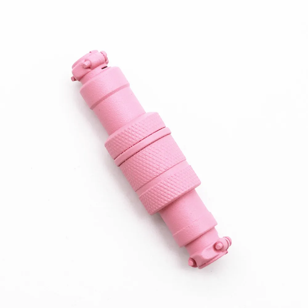 Прямая поставка матовый промышленный стиль GX16 4-контактный штекер и гнездо разноцветный Разъем для спиральных USB-кабелей