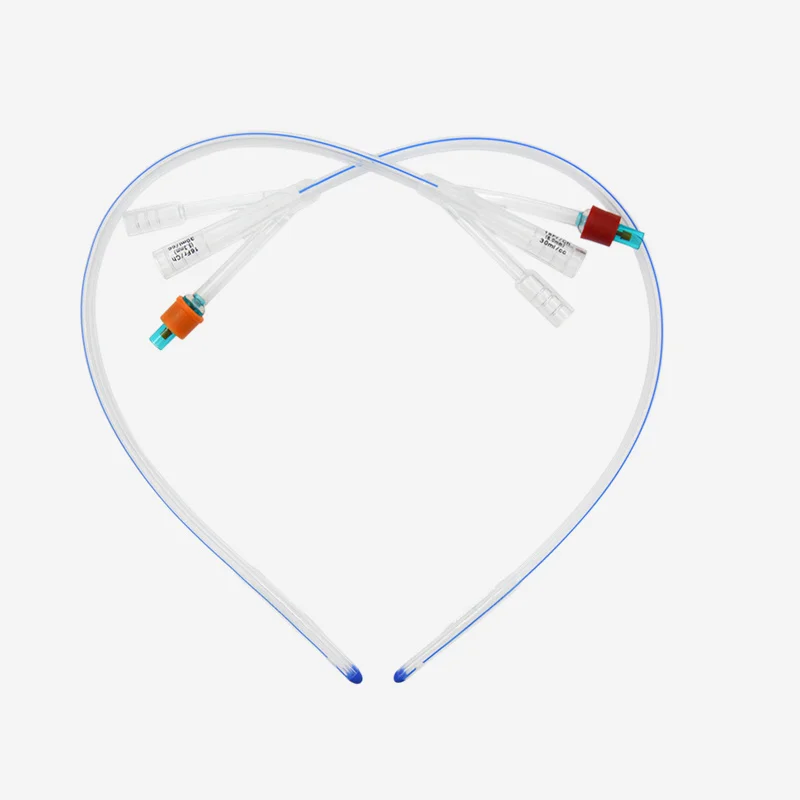 CE Approved Disposable Adult Urinary Intermittent Catheter 3 Way Silicone Urinary Catheter