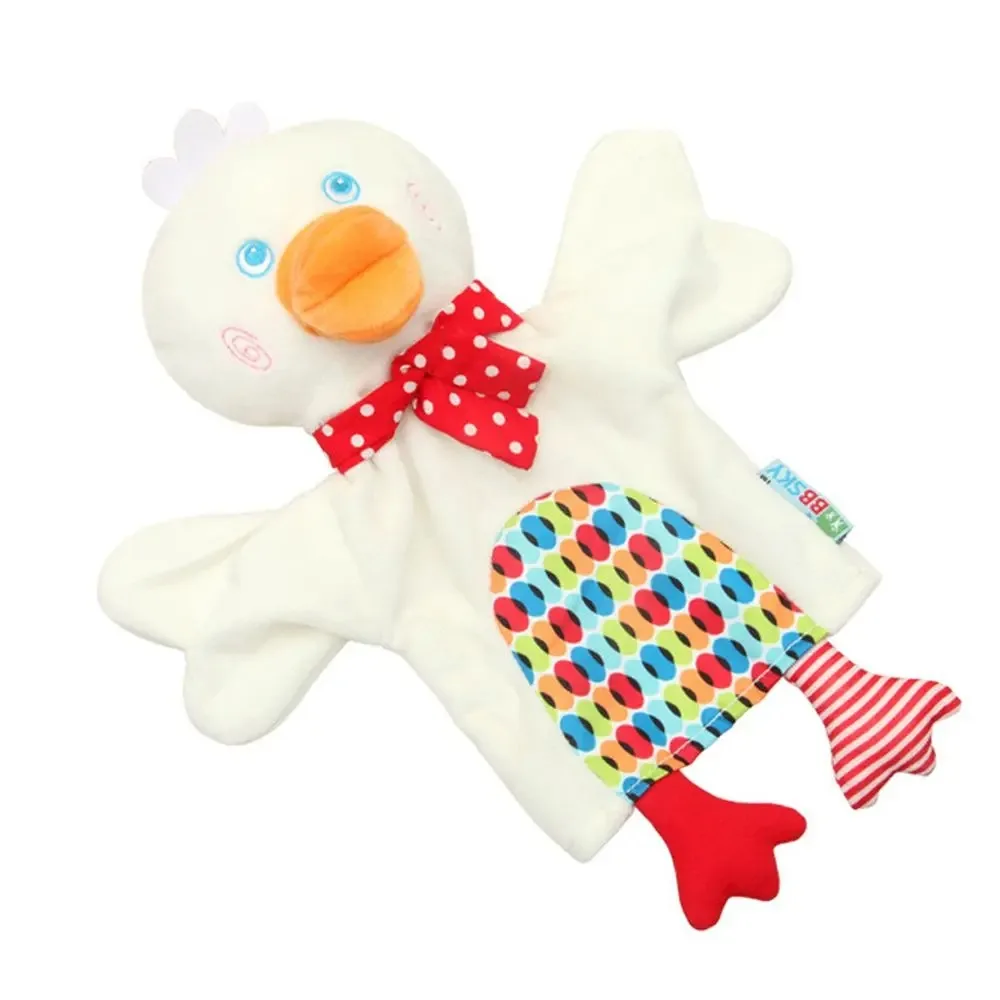 Wholesale Custom OEM Cartoon 25cm Plush Monkey Frog Duck Puppet Show Kids Educational Toy Gifts Hand Puppet Doll Stuffed Toy