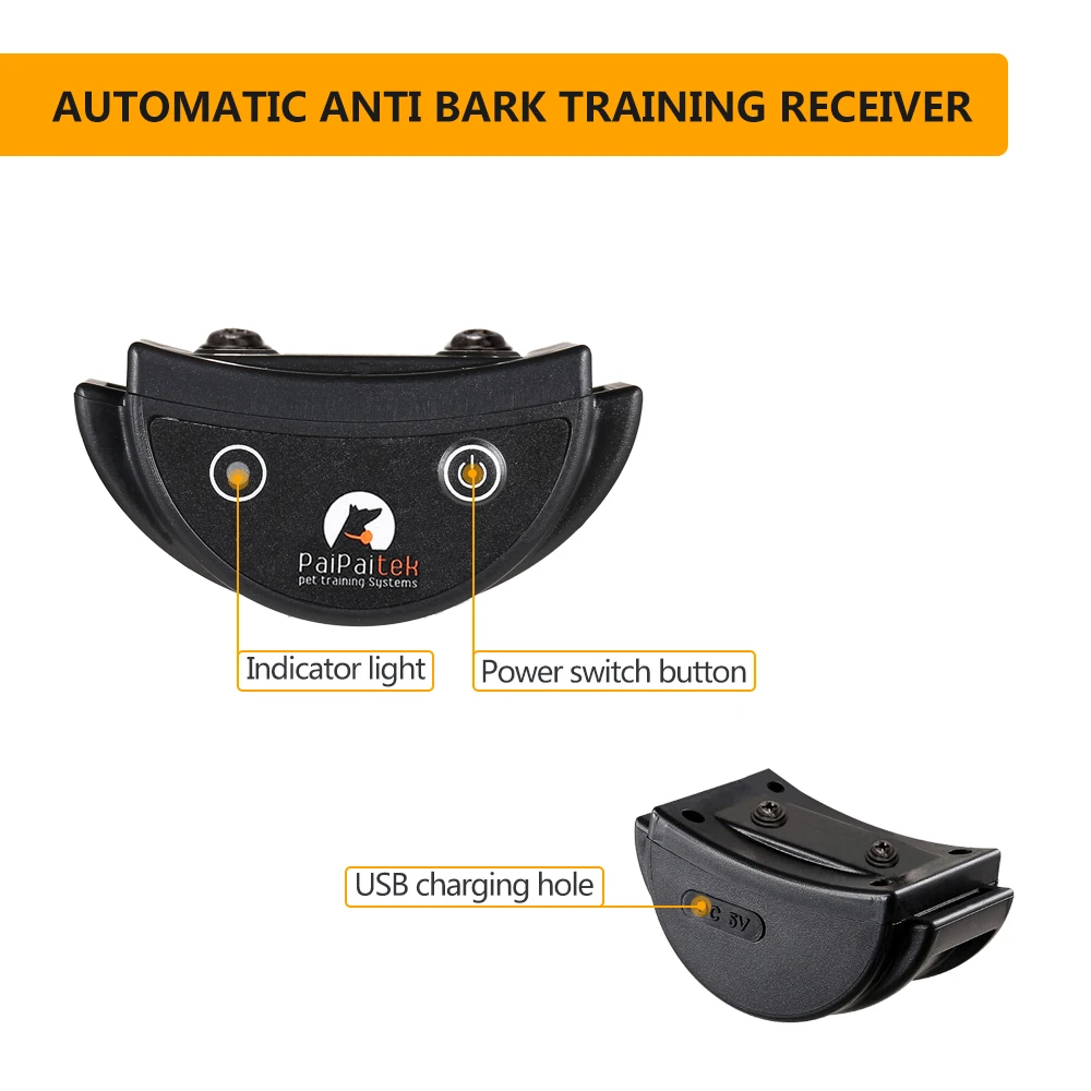 
Humane PaiPaitek No Shock Beep Vibration Pet Training Dog Collar Vibration Collar training dog 