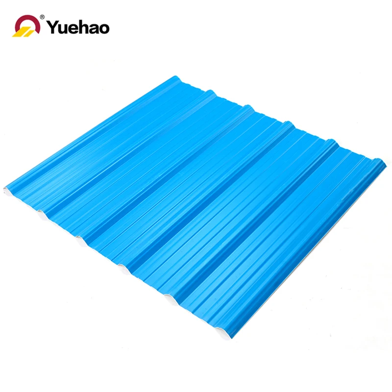 China factory wholesale heat resistant color roofing sheet corrugated plastic sheet for roof