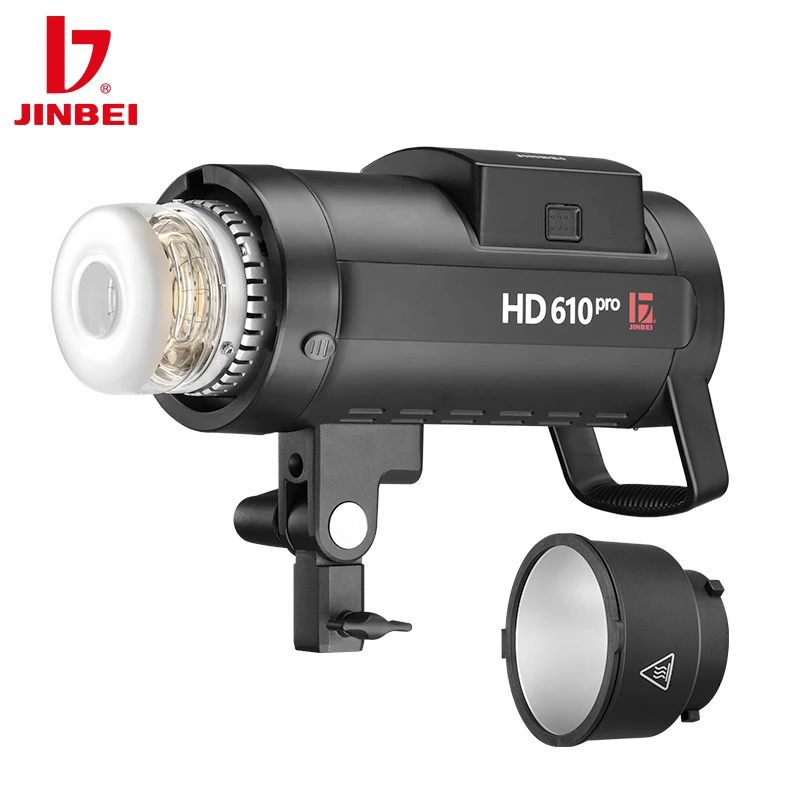 JINBEI HD-610 Pro 600W Открытый Портативный Photographi свет аккумуляторного отсека Камеры Вспышка HSS TTL Speedlite с батарейным
