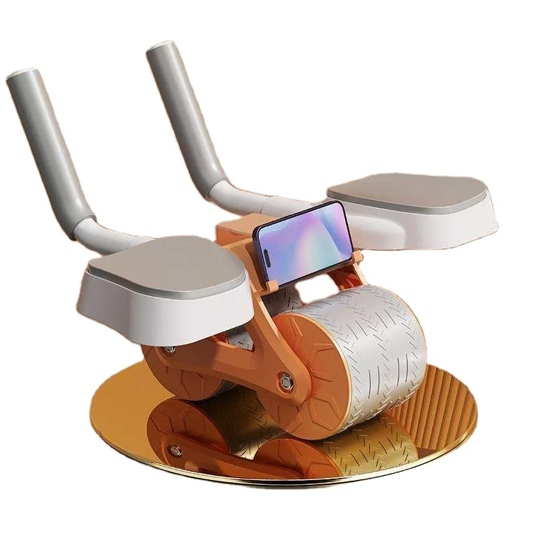 Ab roller with elbow support gym sport equipment unisex new style home fitness abdominal workout abs wheel