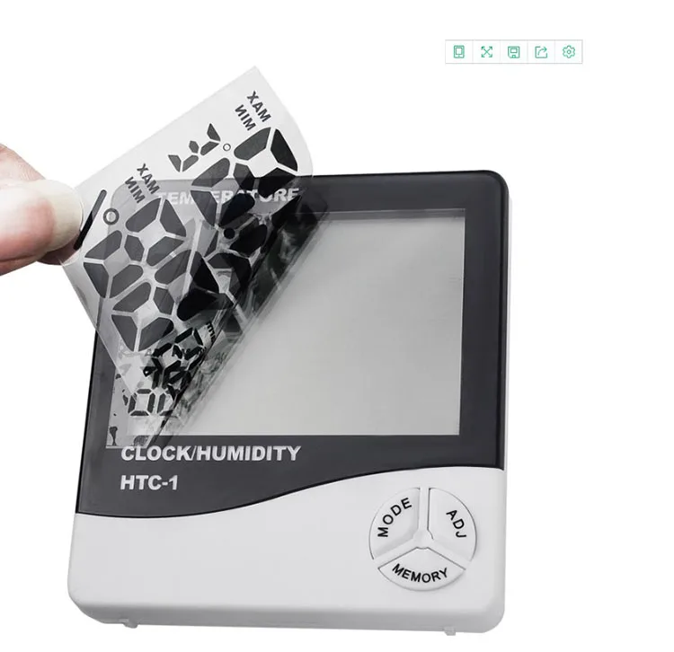 Цифровой комнатный измеритель температуры влажности HTC-1 HTC-2 гигрометром декоративные часы для
