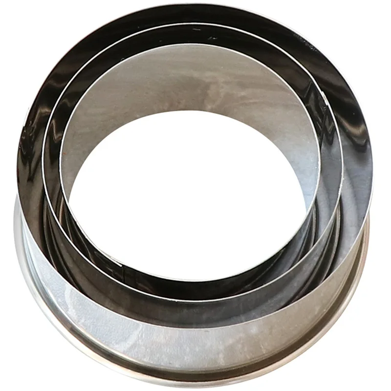 Dumpling Skin Pressure Artifact Household Mold Round Rolling Pin Skin Press Round Cutter Leather Ring Stainless Steel