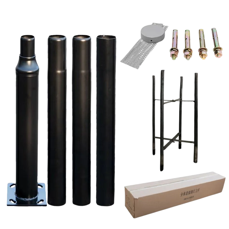 galvanized 2m 3m split type antique folding design single arm street lighting light poles and lamp posts price in pakistan