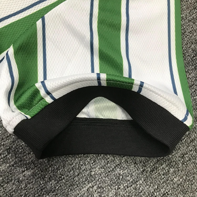 Wholesale Custom Retro Design  Football Jersey Sublimated Stripe Soccer Jersey