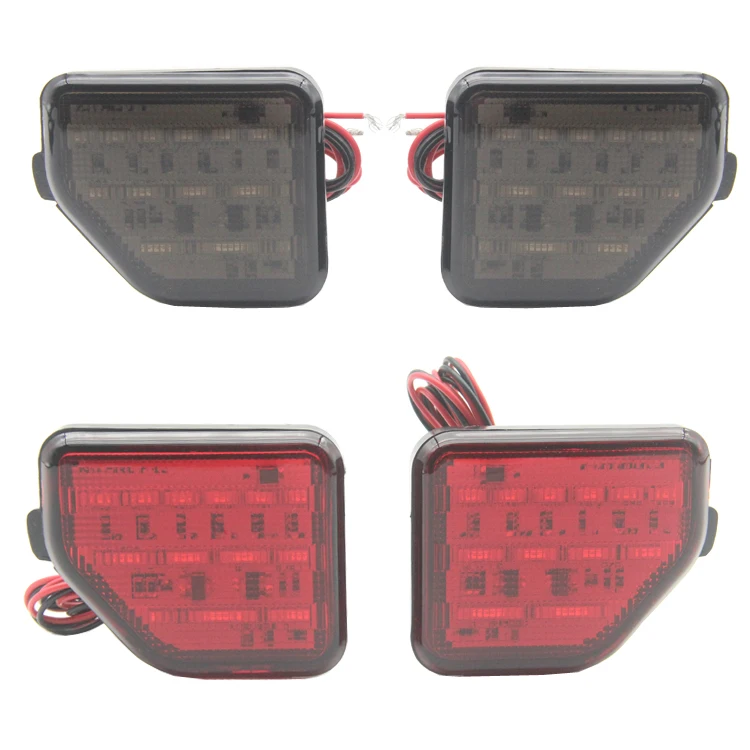 Red Rear Bumper Reflector Light Tail bumper Light For Jeep Wrangler JL 2018-2023
