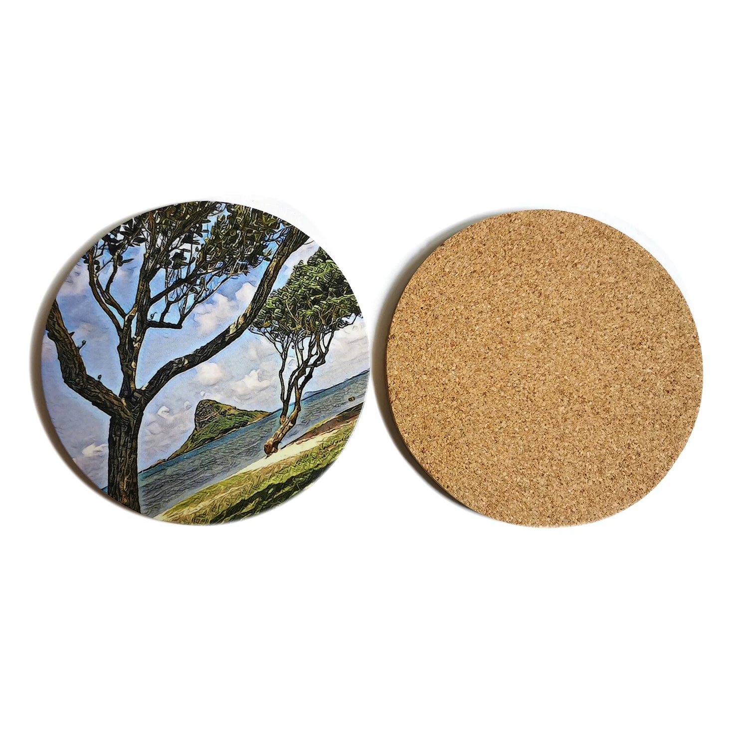 13 years factory supply custom MDF square cork coasters round cup for drink