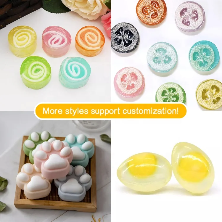Hot sale customized cute animal shape cartoon soap tortoise hippo duck elephant bar manufacture handmade organic soap