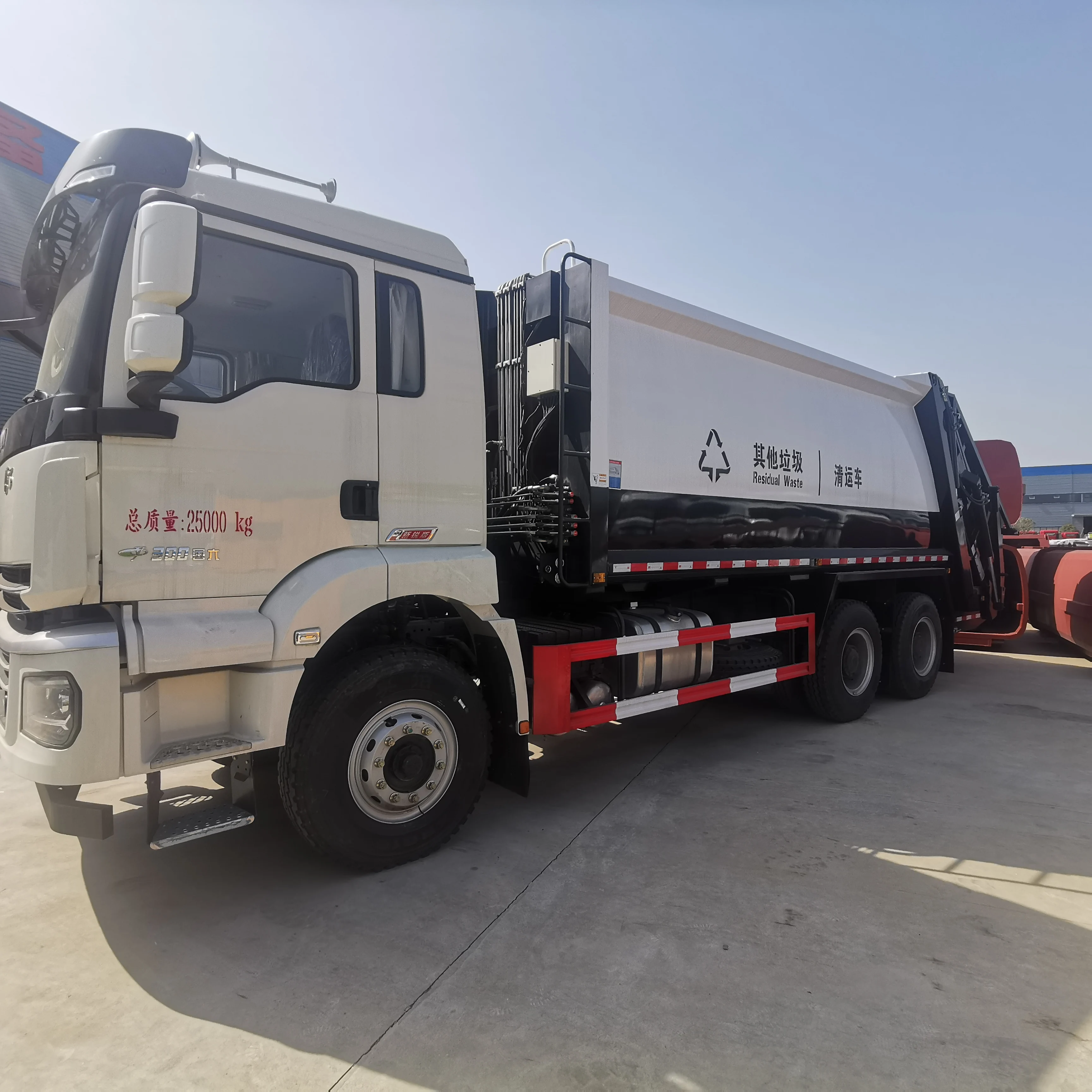 Китай Shacman Sinotruck экологически чистый Новый мусорный коллектор грузовик компрессор на рынок