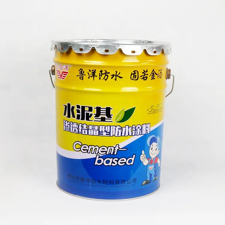 High quality impermeable cementitious capillary crystalline waterproof coating roof coating for out door