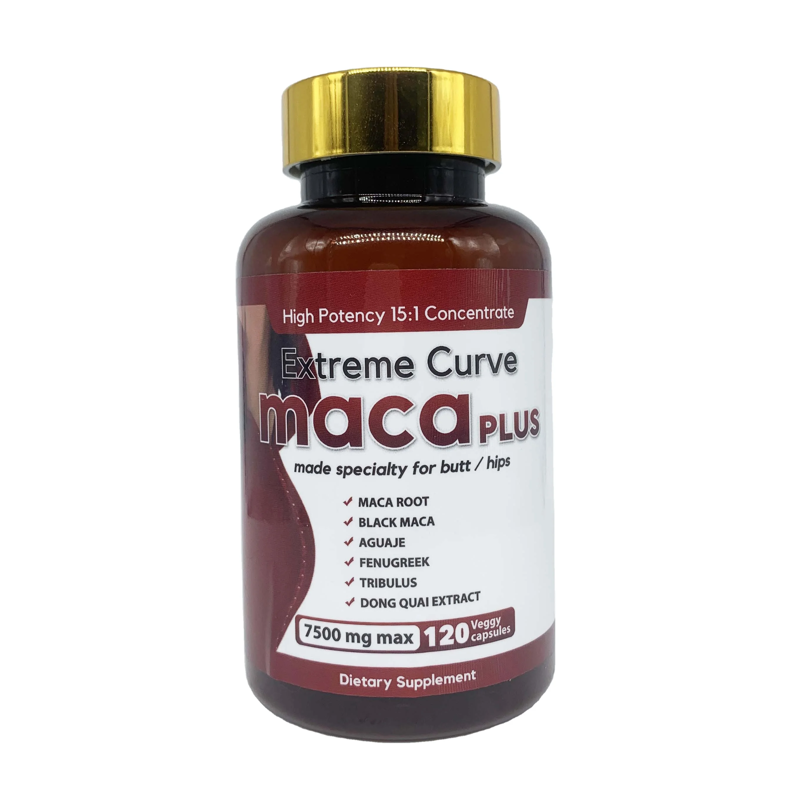 Higher quality hip enlargement women maca root capsules private labels curve capsules maca curve capsule for buttocks