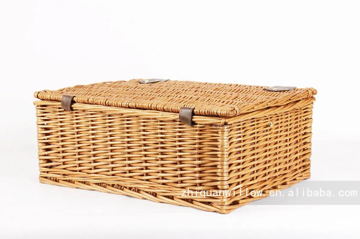 
Last Few Hours Discount China Factory 2 Persons Hot Selling Food Wicker Picnic Basket 