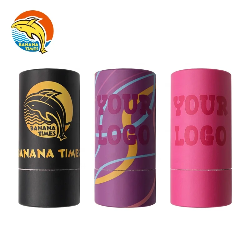 Texas Wholesale Price small 0.5ml/1ml gift packaging box custom logo childproof Luxury carts paper tube With Emboss