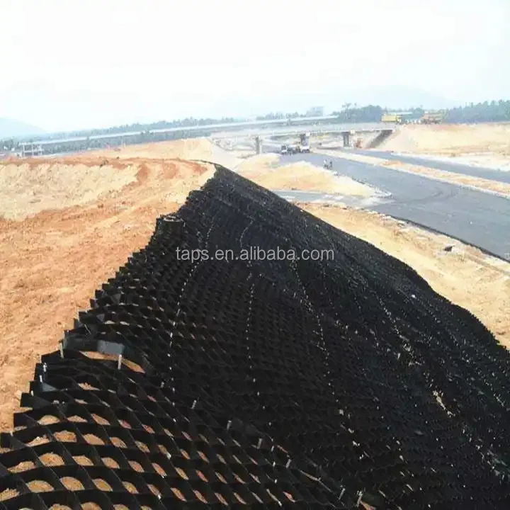 HDPE Geocell Road Construction Gravel Stabilizer Grid