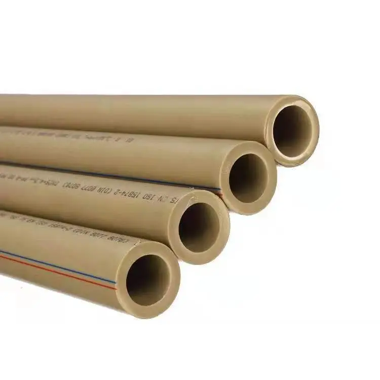 all size of ppr pipe ppr fiber-glass composite price list ppr fittings brown color pipe
