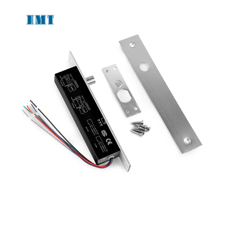 Fail secure Low temperature Narrow Panel Electric Power to open signal feedback smart Narrow deadbolt door lock