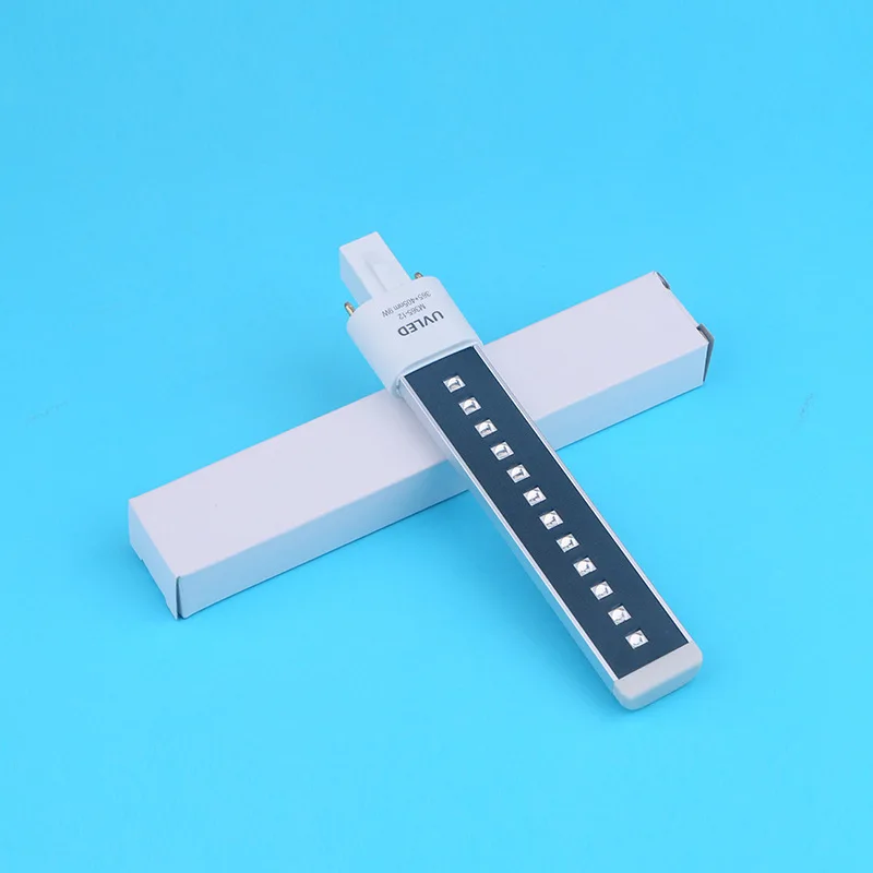Custom 12 Beads Nail Dryer Lamp Bulbs Tube UV Lamp UV Tube Light 405nm UV Black Light Bulb for Nail Gel Drying