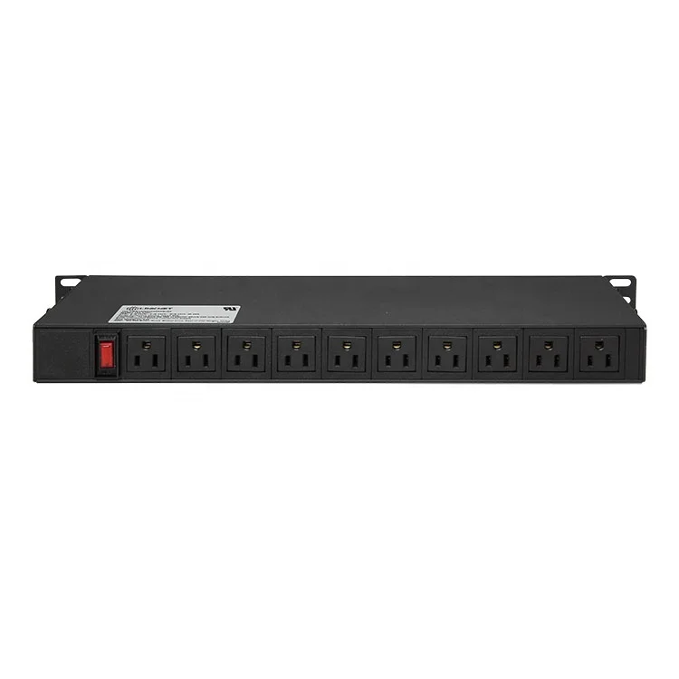 19 дюймов горизонтальные 6/7/8 выходов Basic PDU с индикатором переключателя SPD