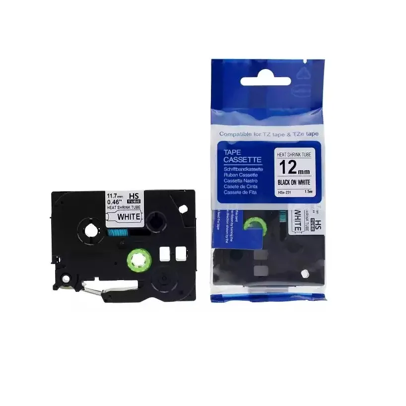 Good Price Label Printer Black On White Thermal Transfer Ribbon Printer Tze231 Compatible For Brother Printer