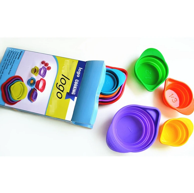 Wholesale Custom size silicone collapsible measuring