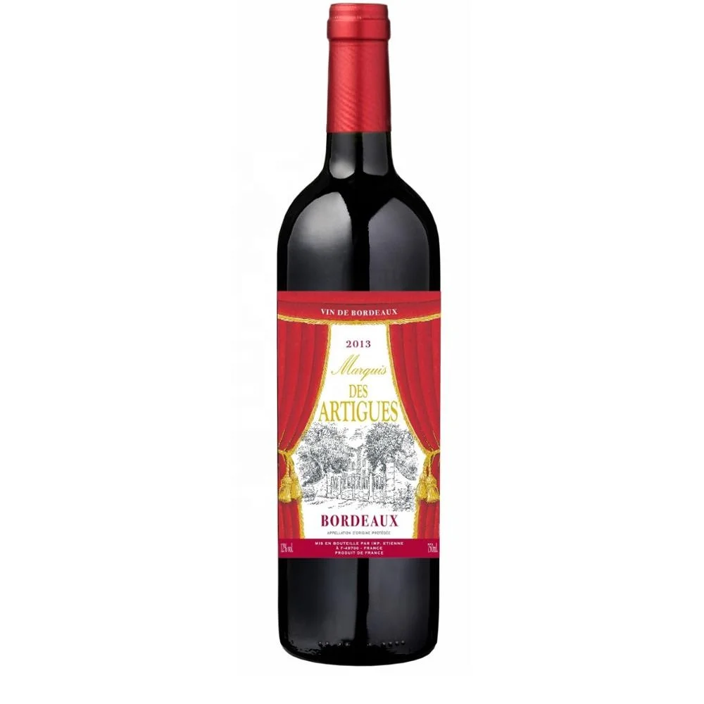 
Marquis des Artigues Bordeaux AOP high quality wine from France rideaux 