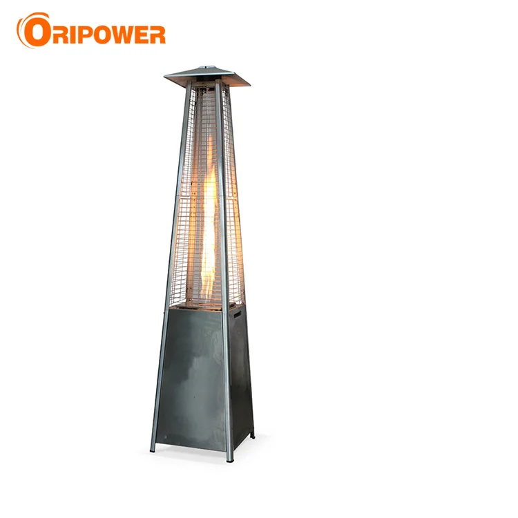 glass tube outdoor patio heater real flame pyramid outdoor gas patio heater CE approved