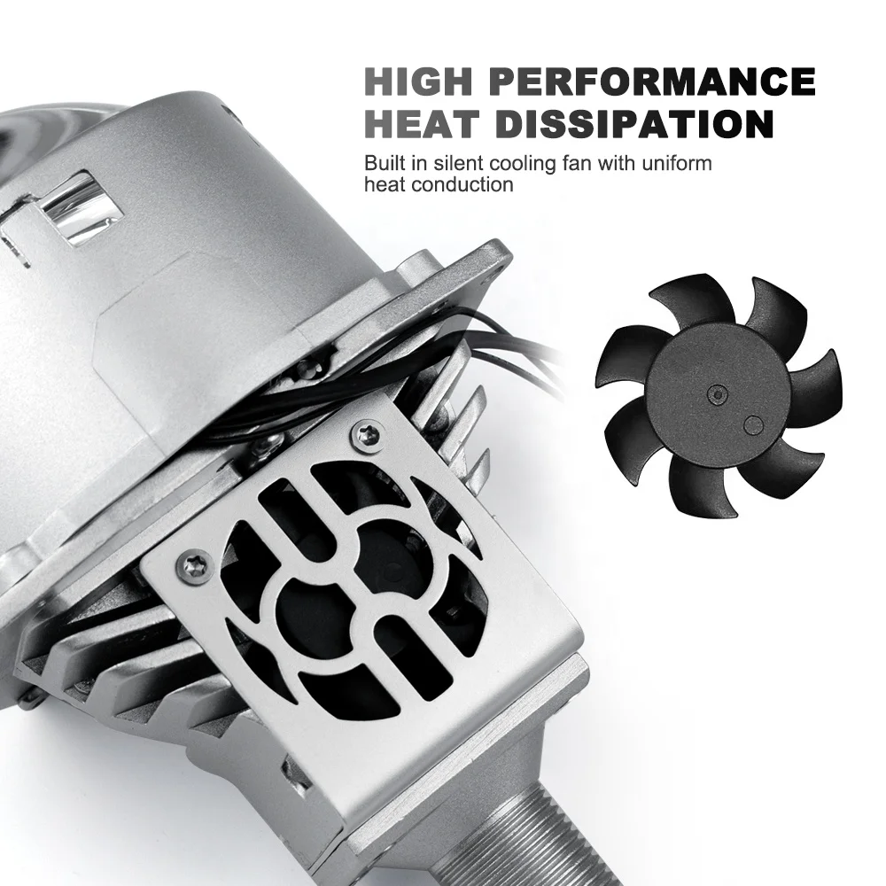 Factory Wholesale LED Car Lamp Osram Retrofit Headlight 3.0 inch Bi-led Projector Lens with Laser for Car