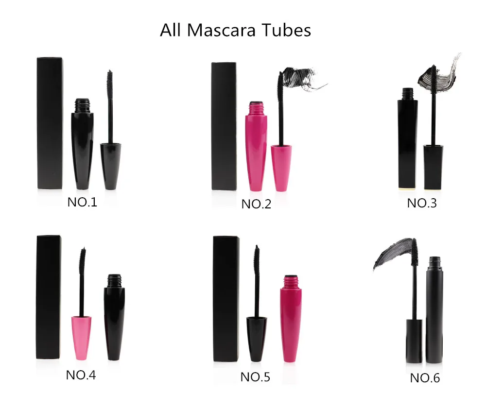 Custom Logo High Quality Vegan Mascara Private Label Three-Dimensional Fiber Lash Extension Waterproof Eye Makeup Lengthening