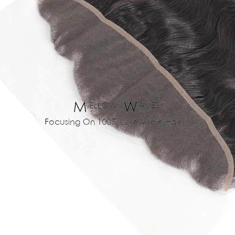 
Mellow Waves double drawn 100% virgin human hair 13x4 body weave natural black curticle aligned hair 2021 new style 