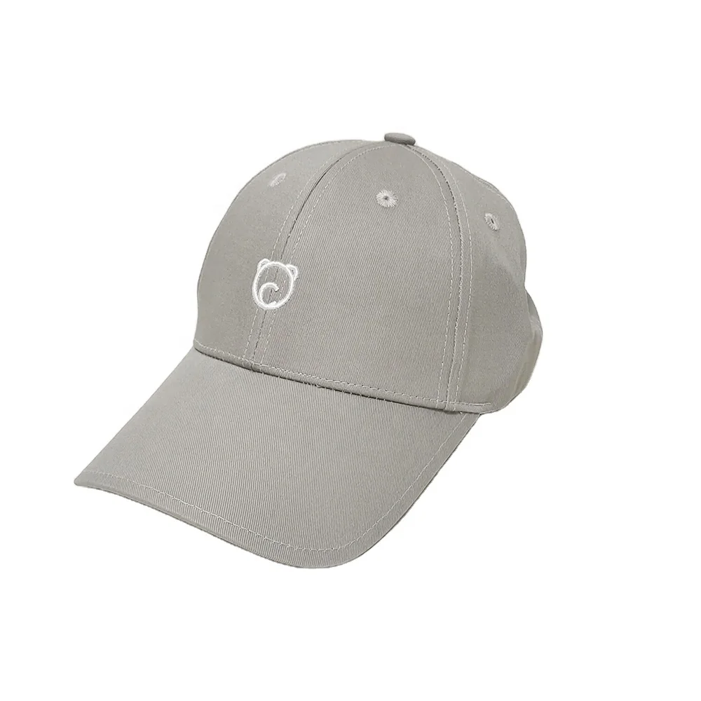 Popular Golf Grey Cap With Custom Embroidery  Exclusive Logo Golf Sun Visor Sports Mesh Polyester Cotton Headwear Flex Fit Type