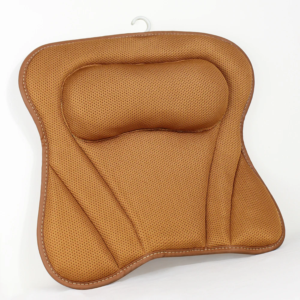 spa pillows 6 suction durable bathroom headrest durable 3d bath pillow bathtub pillow