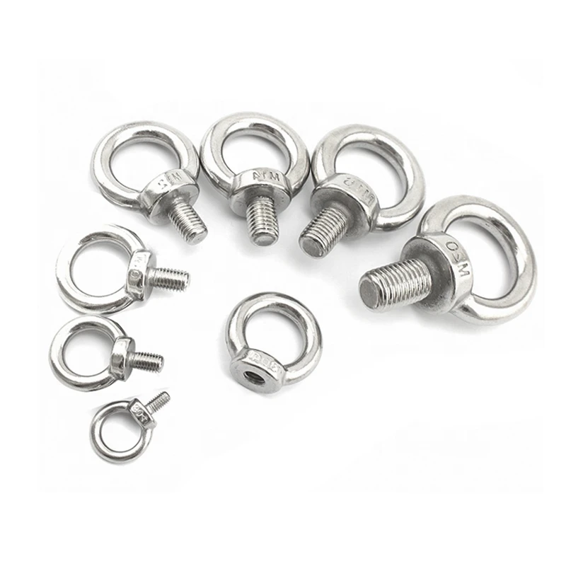 
Spring Toggle with Eye Screw M3 M8 Ss304 C15 M12 Lifting Din580 Stainless Steel Eye Bolt 