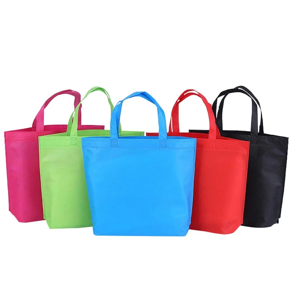 Многоразовая сумка-тоут для продуктов, простая большая защита, нетканые сумки для переноски на заказ