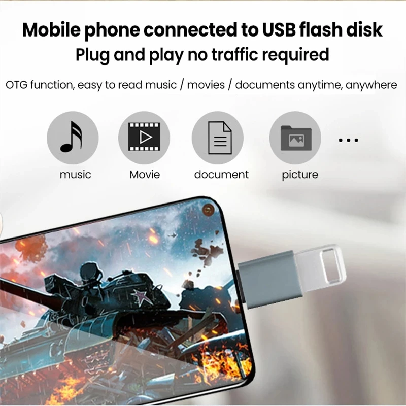 3.1 Gen2 10Gbps Thunderbolt 3 Type C Male to USB 3.0 A Female 3.2 USB C OTG Converter Adapter for USB Hub VR Keyboard Printer