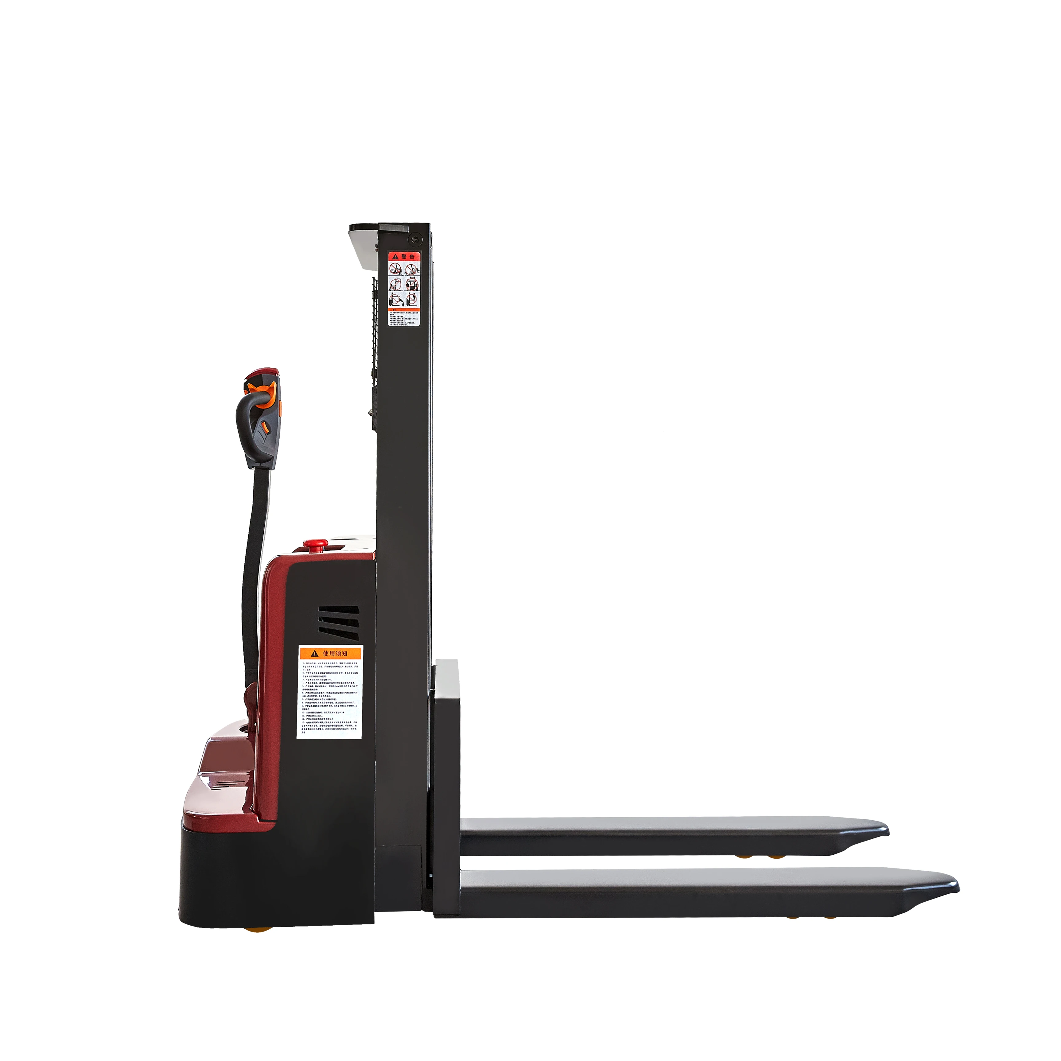 hydraulic manual stacker 2 ton Balance weight electric stacker CDD20A forklift on sale