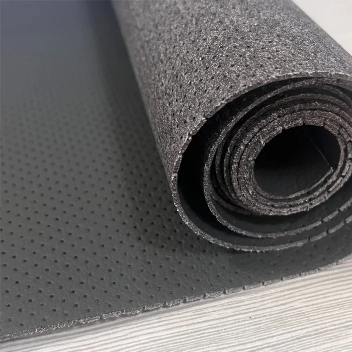 Printed Pu Custom Leather Fabric Design Leather Fabric Perforated Leather Material For Car Seat