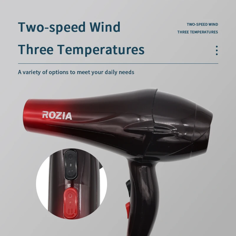 premium hair protection with anti-static effect professional hair dryer with high speed DC motor